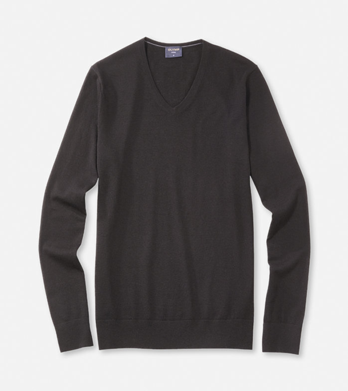 Casual Knitwear, Pullover, Black