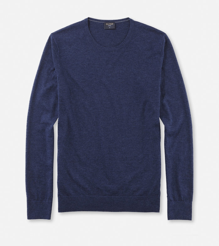 Casual Maille, Pullover, Bleu Roi