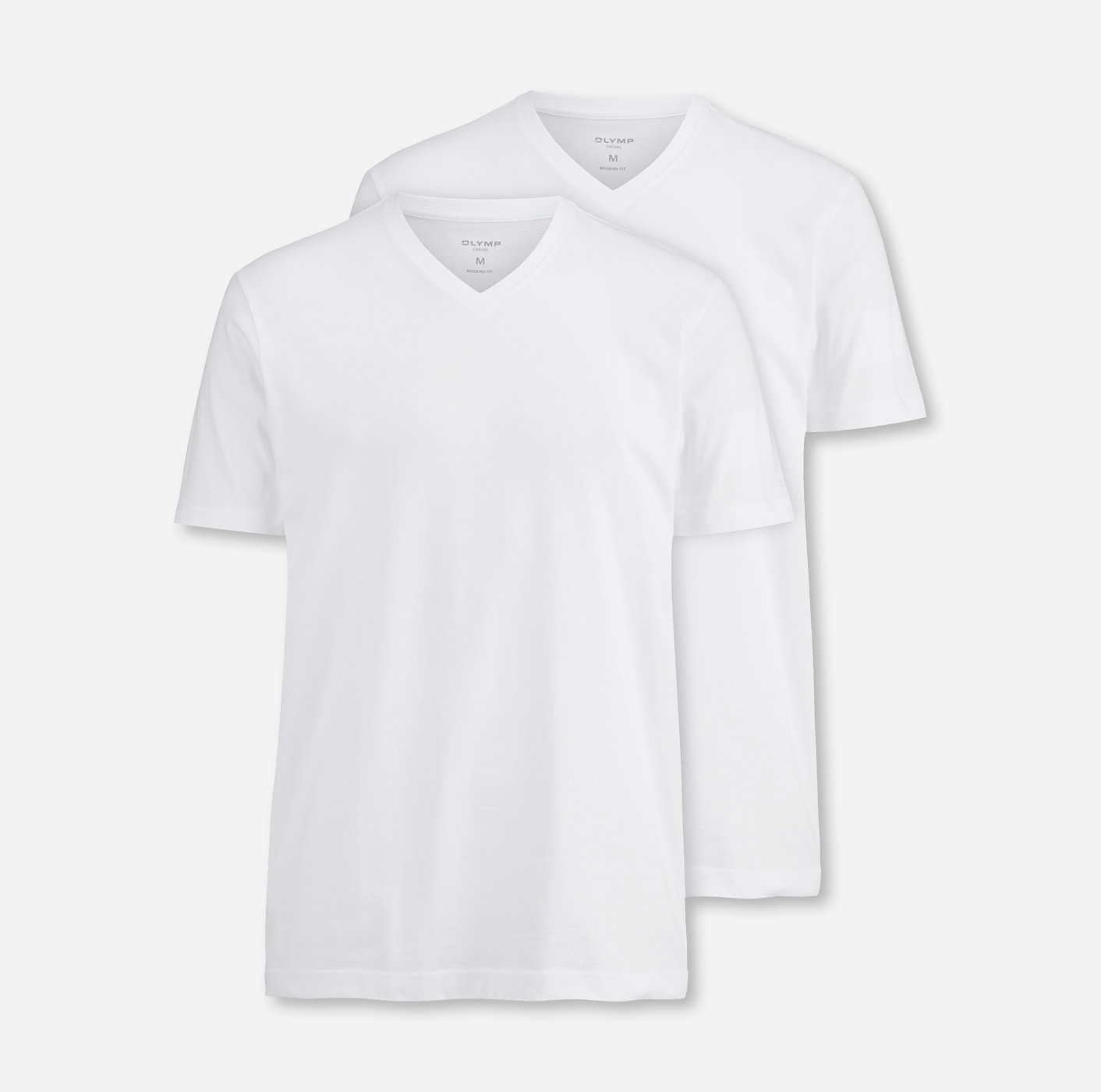 OLYMP Unterzieh-T-Shirts, modern fit | Weiß - 07011200