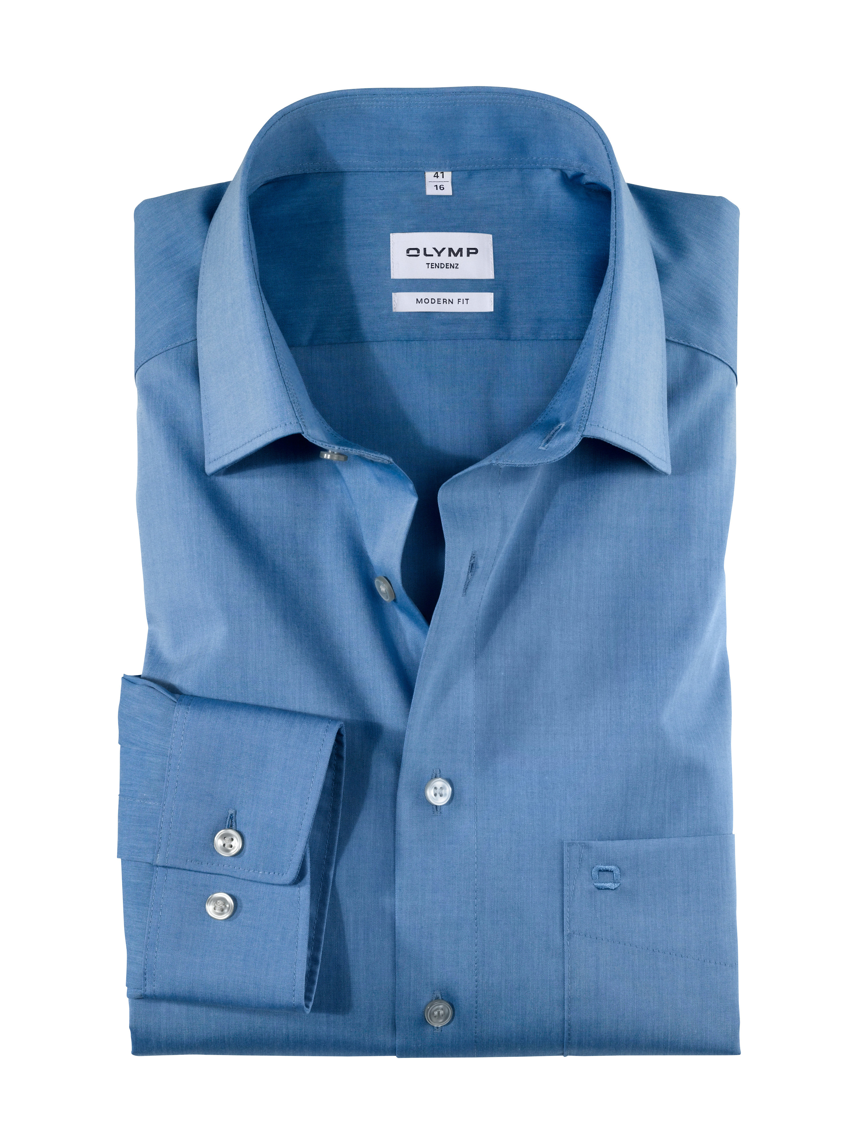 New - Blau fit, Kent Businesshemd modern Tendenz, OLYMP | 07406415 |