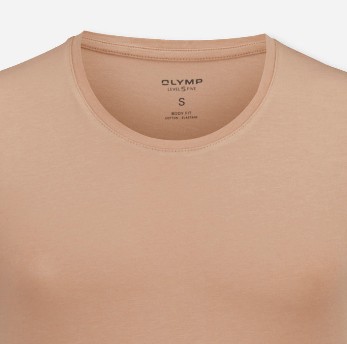Olymp Level Five t-shirt round neck nude
