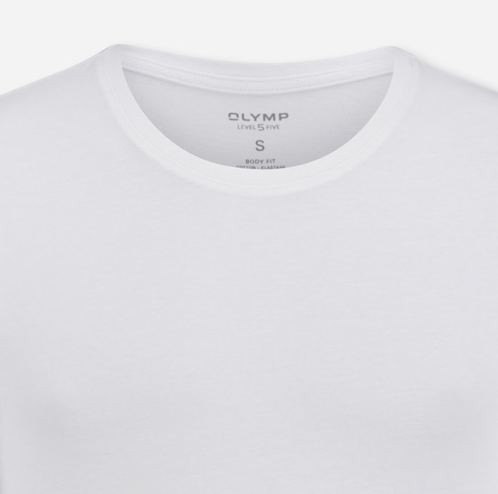 Five fit Weiß 08031200 OLYMP body - | Unterzieh-T-Shirt, Level