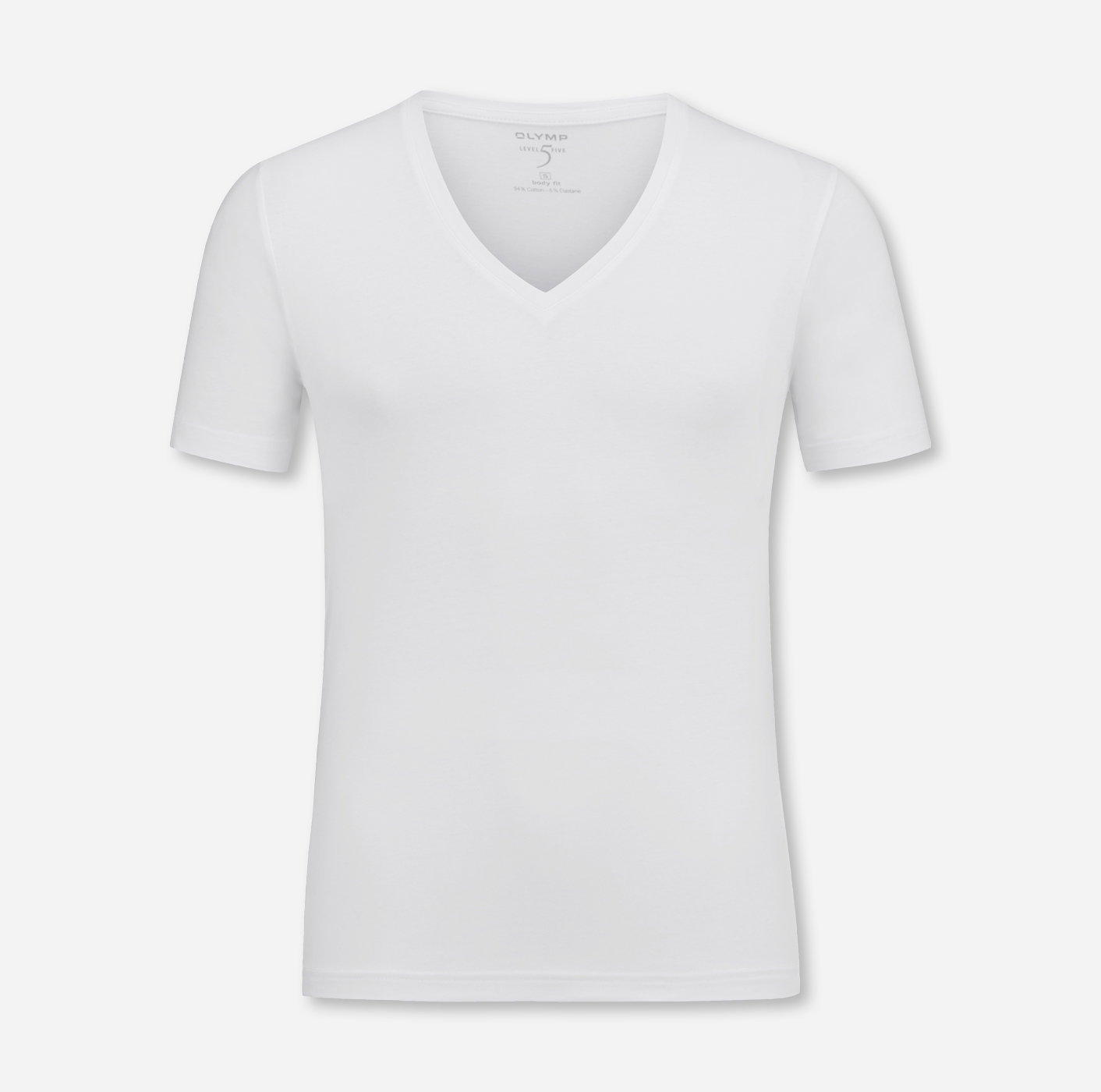 OLYMP Level Five - White Undershirt, fit body 08041200 