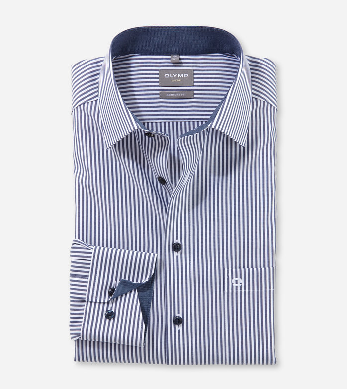 Luxor, Business shirt, comfort fit, New Kent, Marine