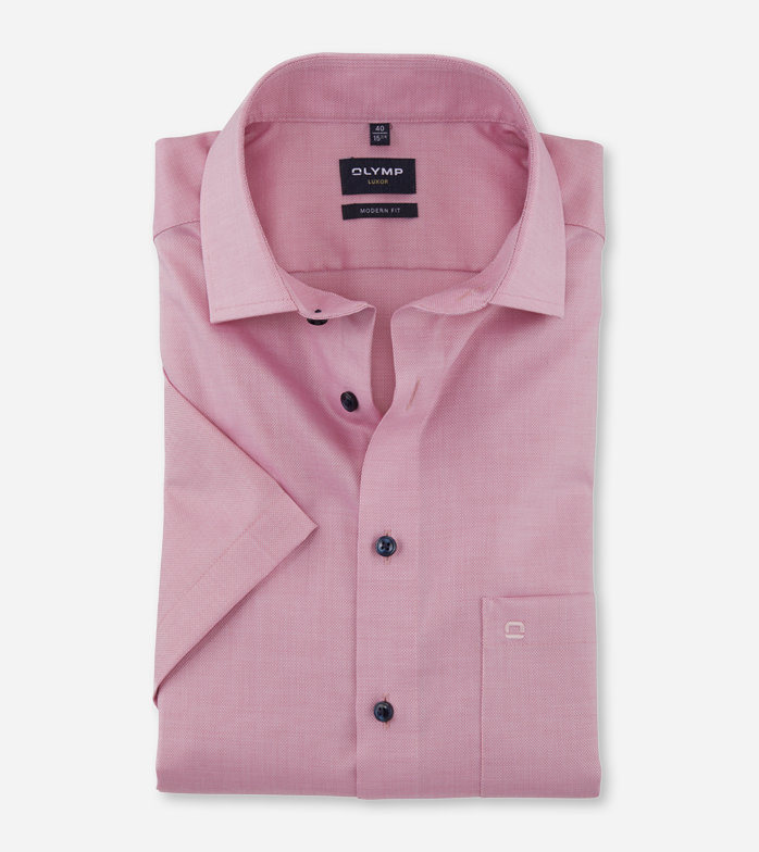 Luxor, Business shirt, modern fit, Global Kent, Rosé