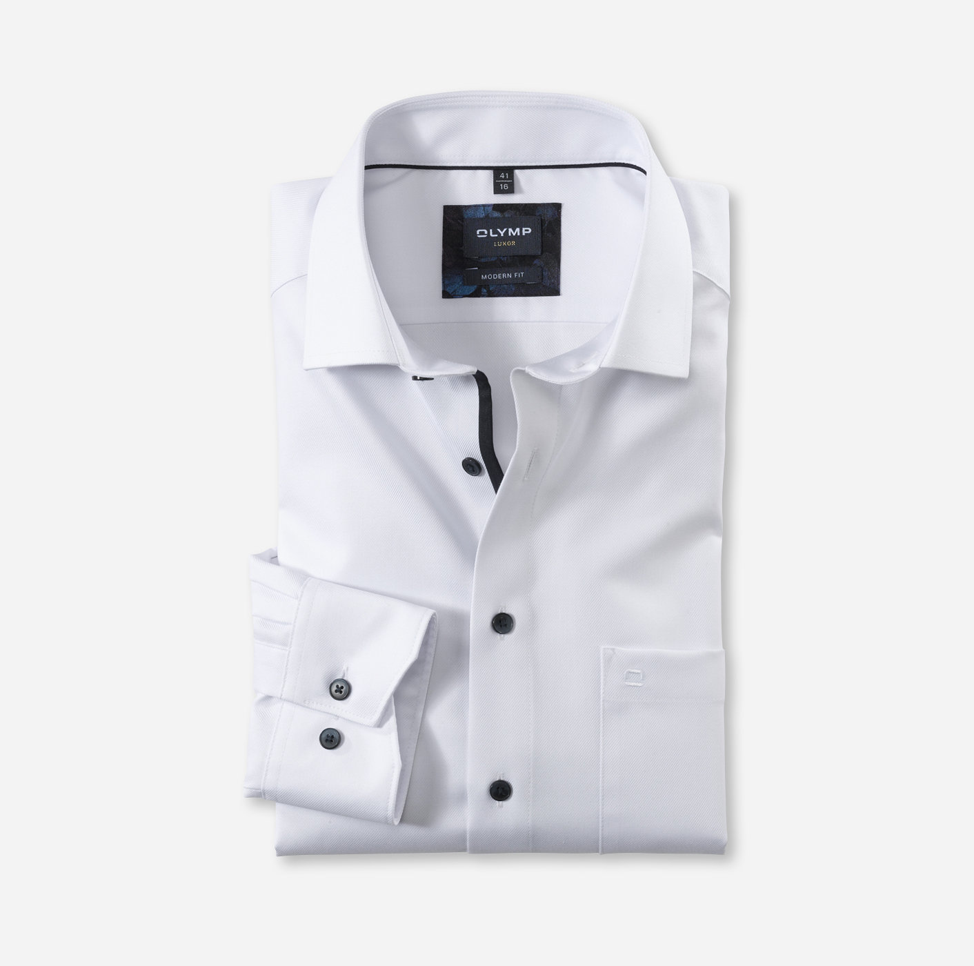 modern | Global | 12602800 Luxor, OLYMP Business White Kent - fit, shirt