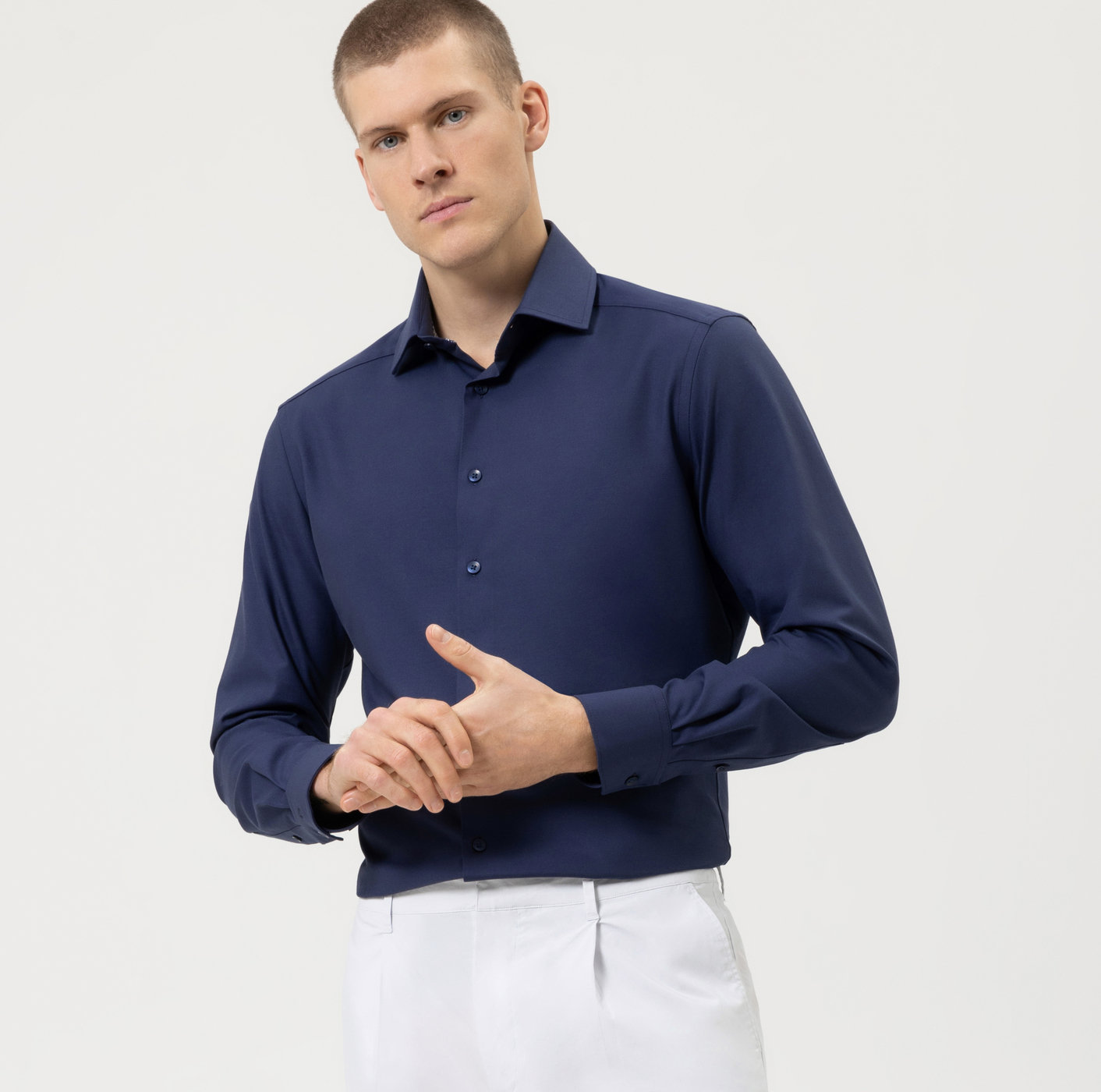 Business shirt Global Kent Marine Luxor 24/Seven, 13363918 fit, | modern OLYMP | 