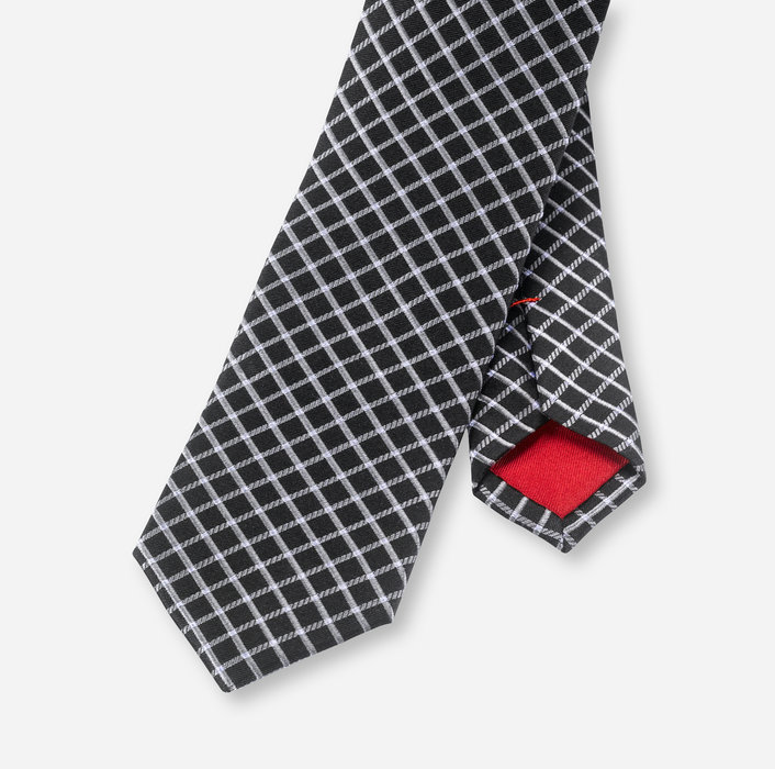 OLYMP Krawatte, slim 6 cm 1714216801 Schwarz | 