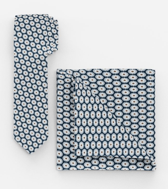 tie / pocket square set, N, Marine