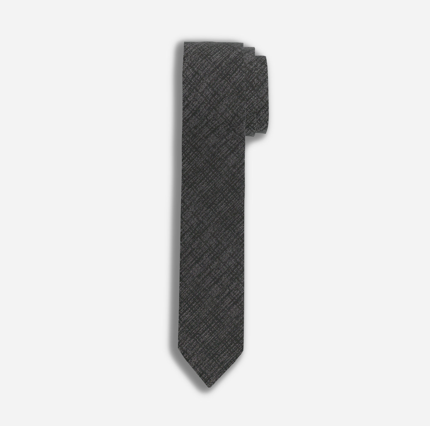 OLYMP Krawatte, slim super | cm 1723006701 Anthrazit 5 