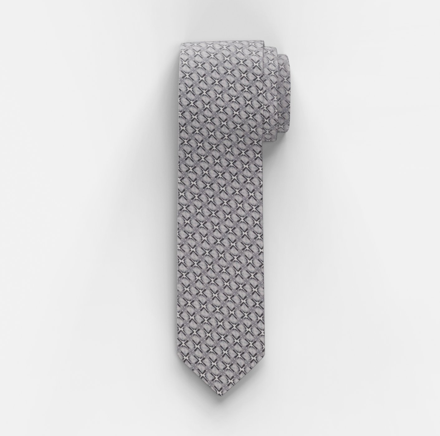 OLYMP Krawatte, slim cm | - 6,5 1728306701 Anthrazit