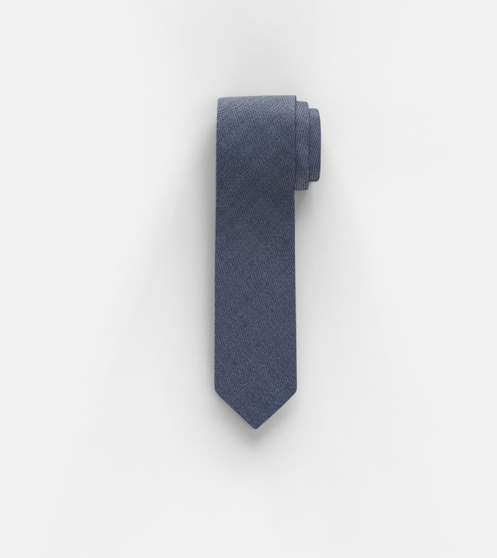 Tie, slim 6,5 cm, Smoke Blue