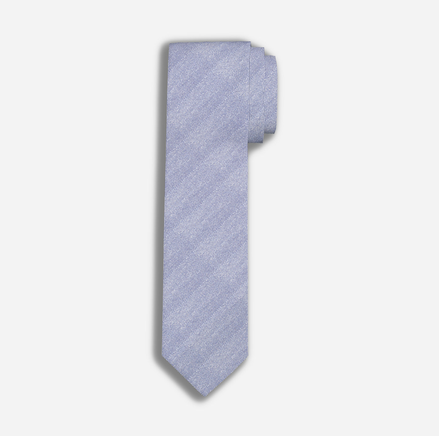 OLYMP Krawatte, slim 6,5 Blau | - cm 1739231501