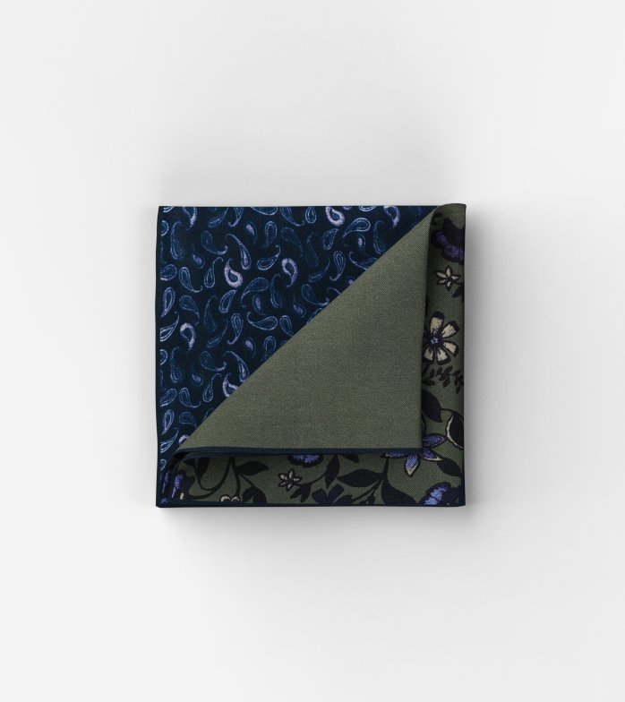 Pocket square, 30x30cm, Olive