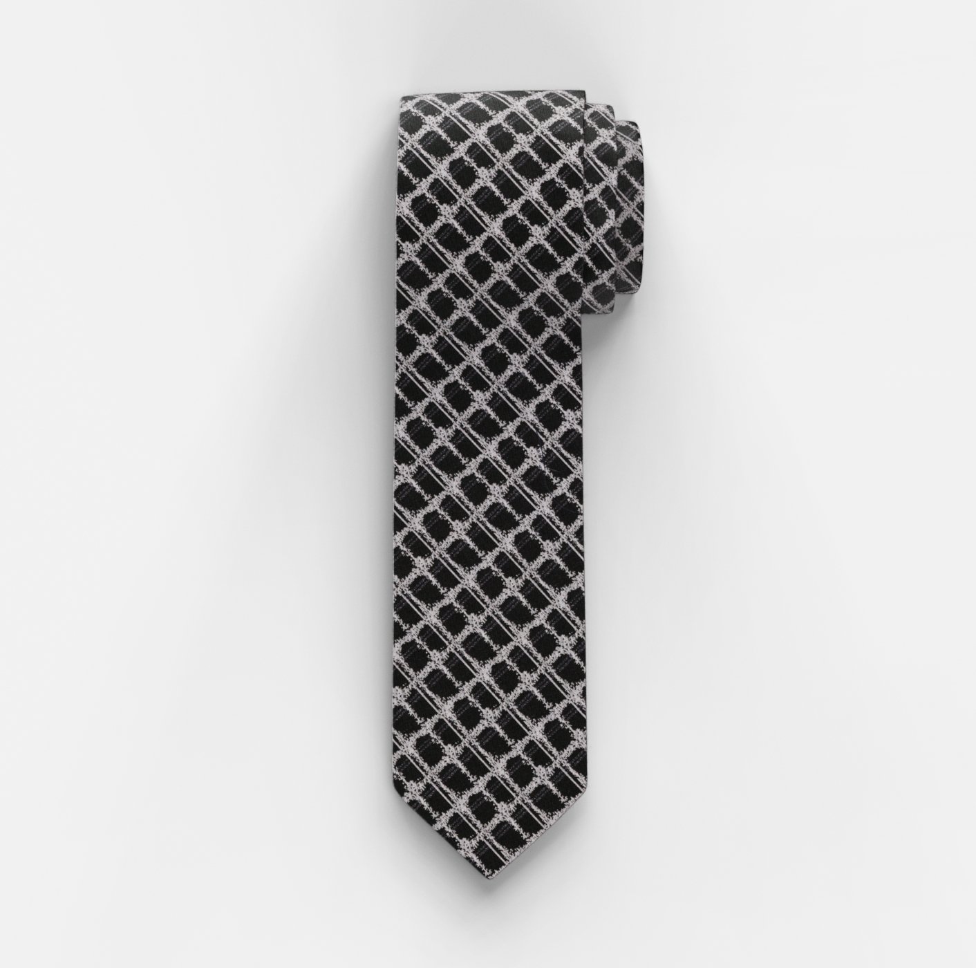 OLYMP Krawatte, slim 6,5 cm | - 1759306801 Schwarz