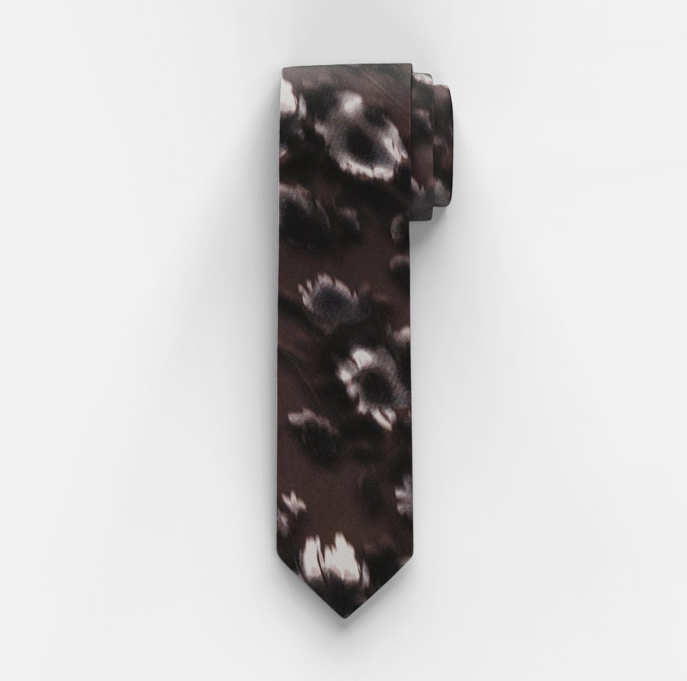OLYMP Krawatte, slim 1775306801 Schwarz 6,5 - | cm