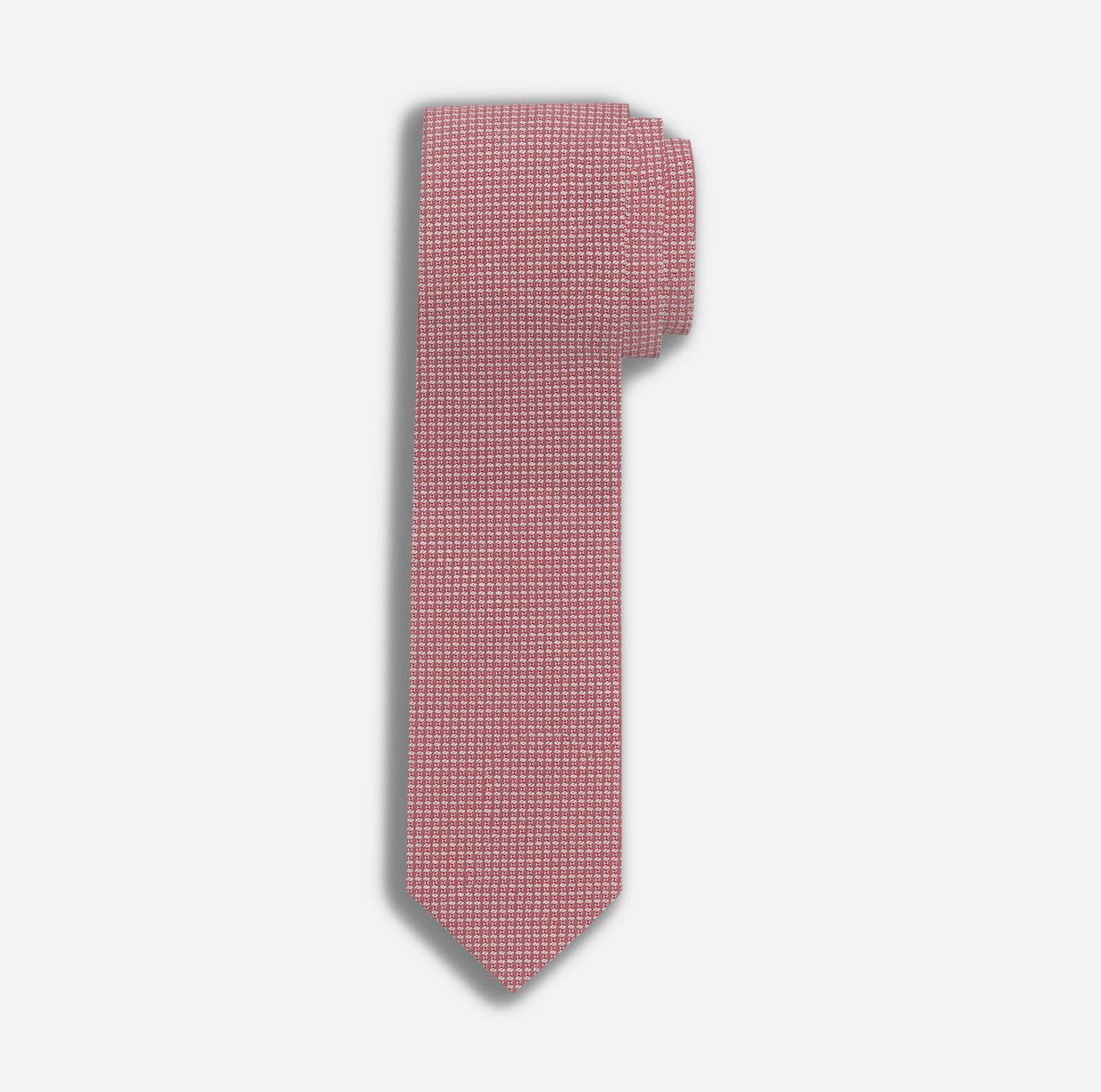 cm - Krawatte, slim Rot OLYMP | 6,5 1782003501