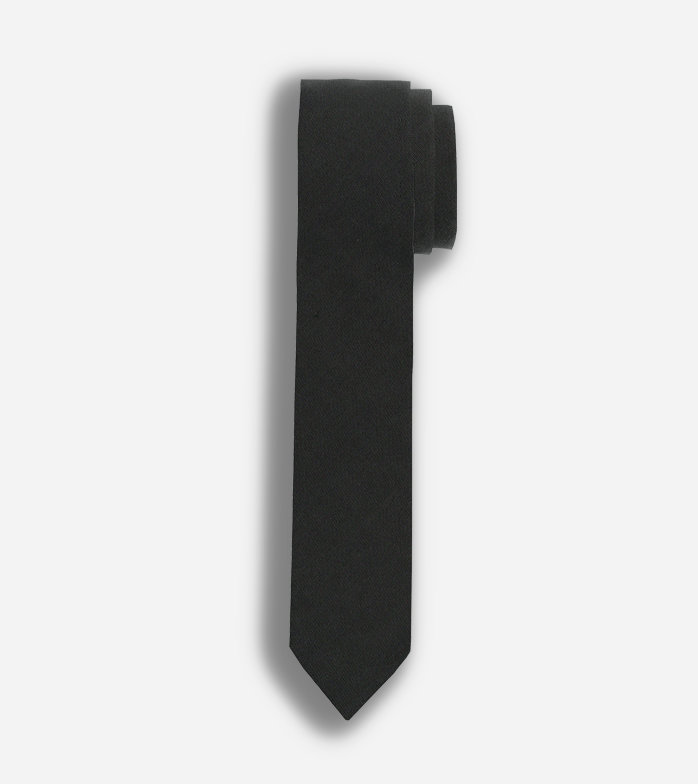 Tie, Superslim 5 cm, Black