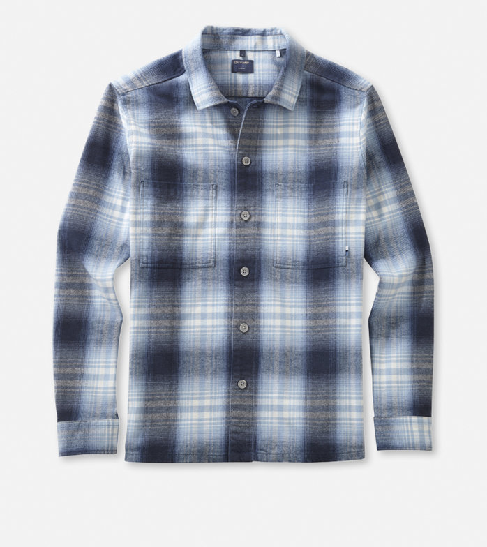 Casual, Casual shirt, Overshirt, Marine