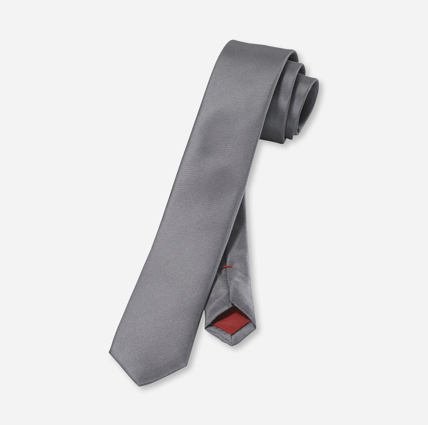 - Krawatte, OLYMP cm super Grau | 5 4697006201 slim