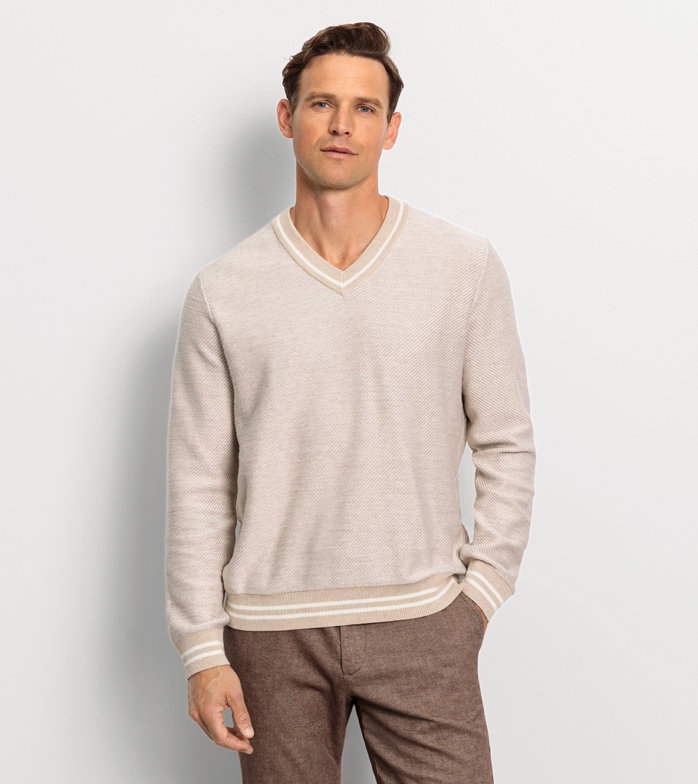 Casual Knitwear, Pullover, Putty