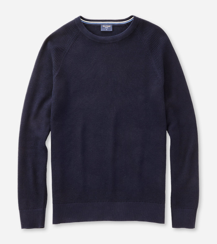 Casual Breisel, Pullover, Marineblauw