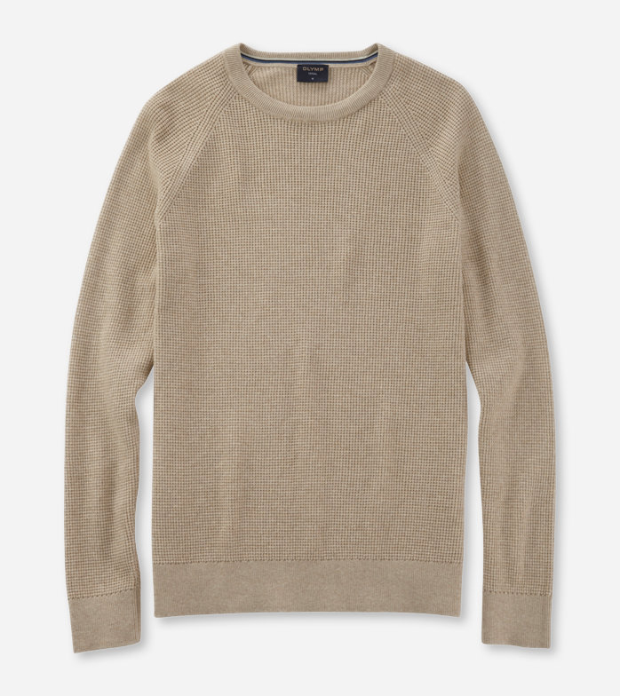 Casual Breisel, Pullover, Lichtbeige