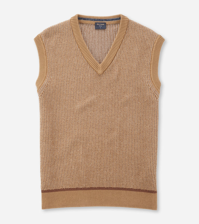 Casual Knitwear, Slipover, Caramel