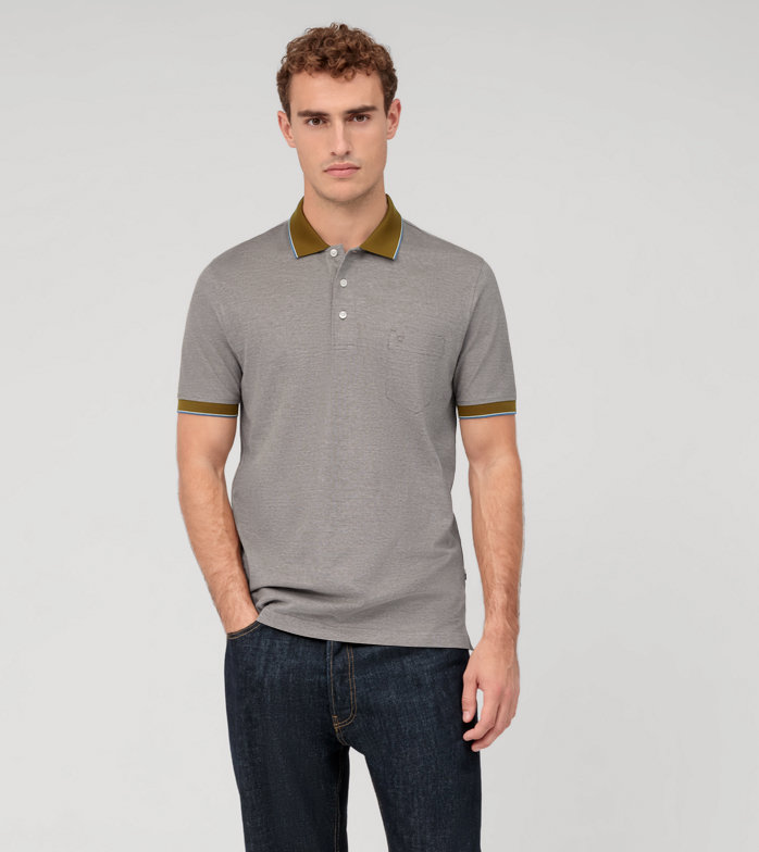 Casual Jersey, Polo, Khaki