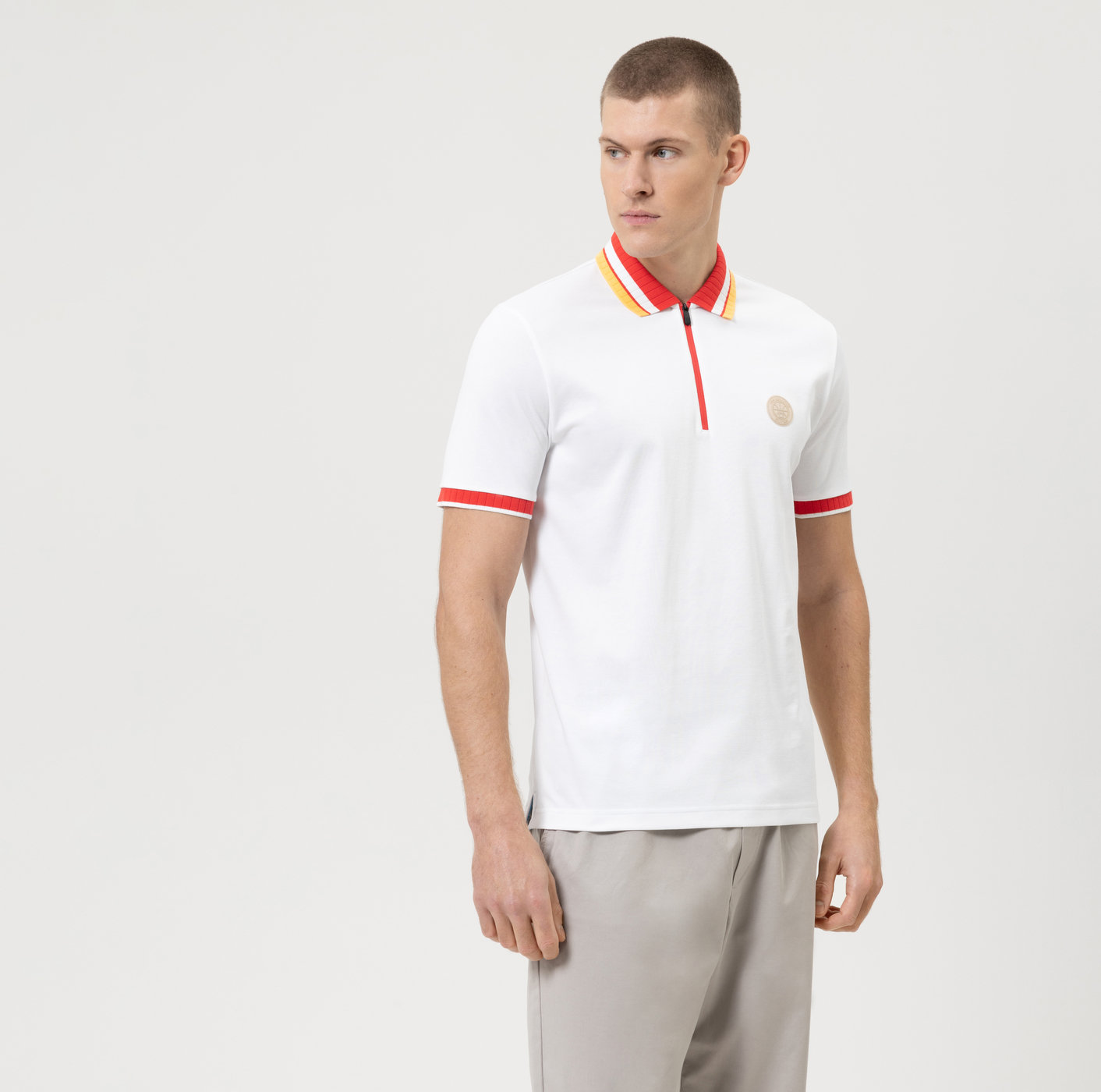 , Weiß OLYMP | modern Casual fit Polo, - 54113200