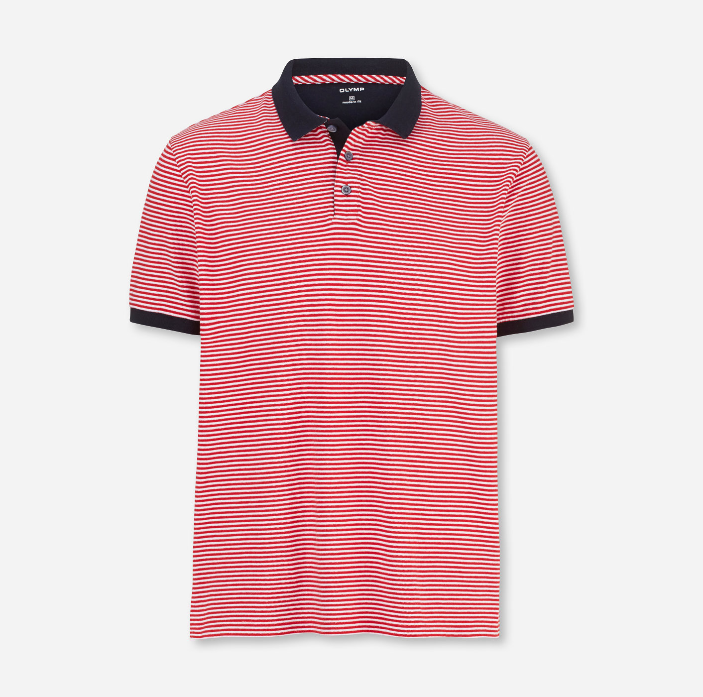 Olymp Casual Polo Modern Fit Brick Red 54225233