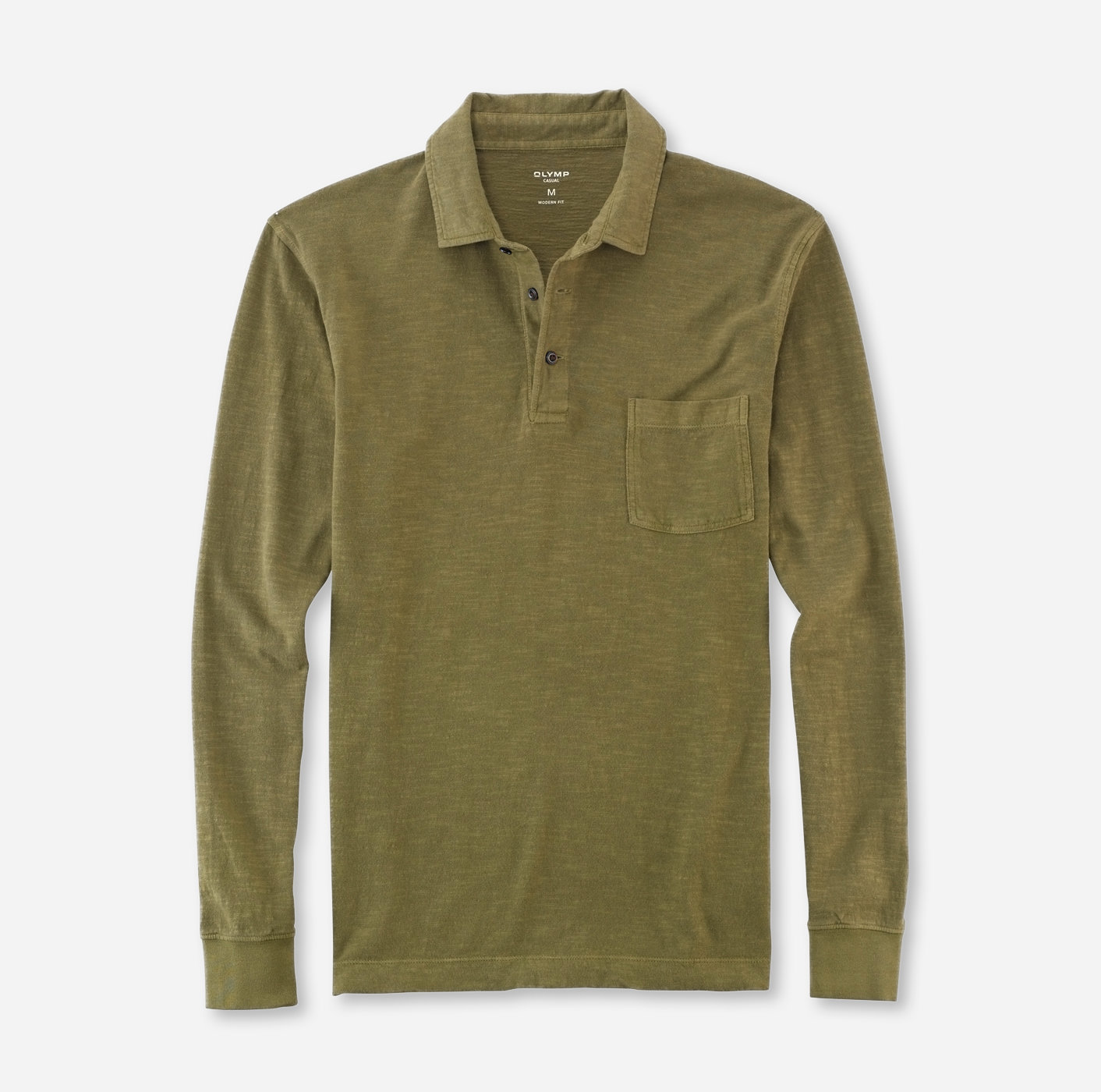 Casual OLYMP 54522447 , Olive Polo | modern fit, -