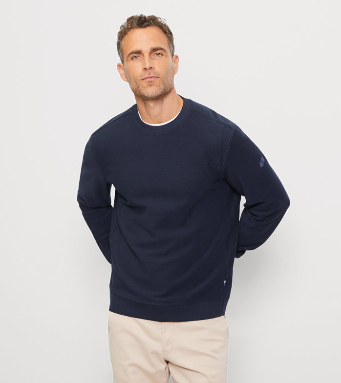 Casual Wirk, Sweatshirt, Marine