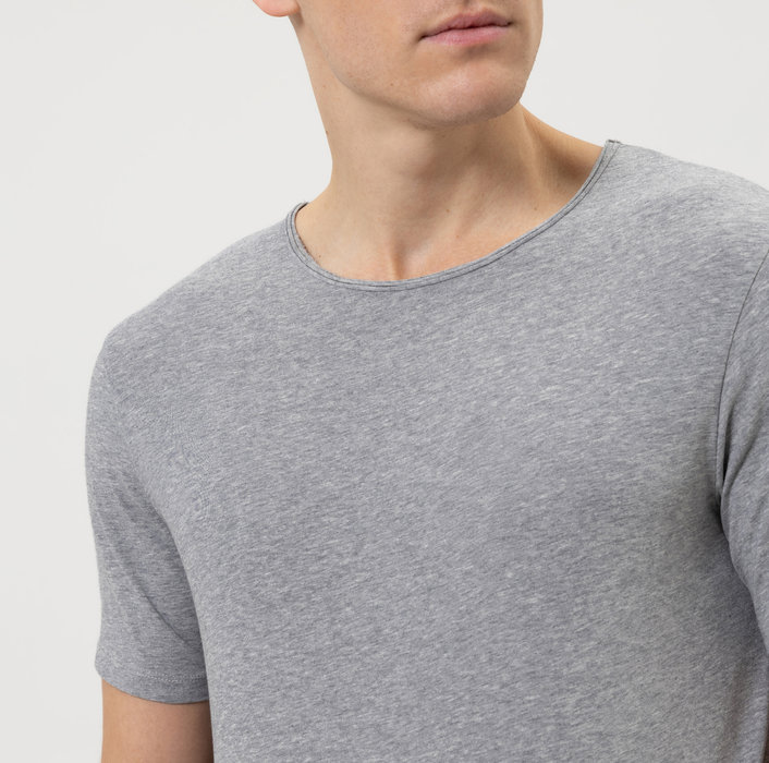 OLYMP Level , T-Shirt, body Silver | Grey fit - 56603263 Five Casual