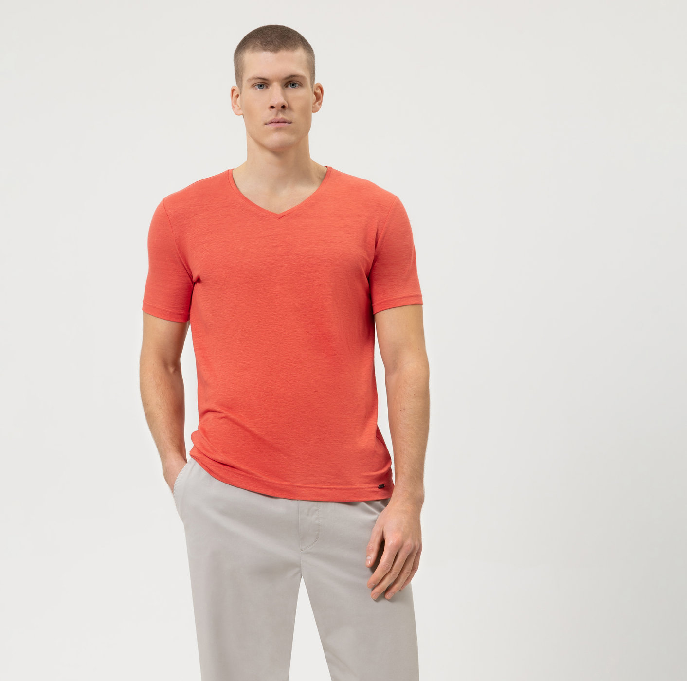 Five OLYMP - , Level body fit, Casual T-Shirt Sienna | 56615236