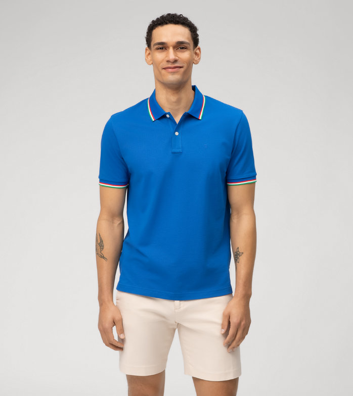 Casual Jersey, Polo, Blauw