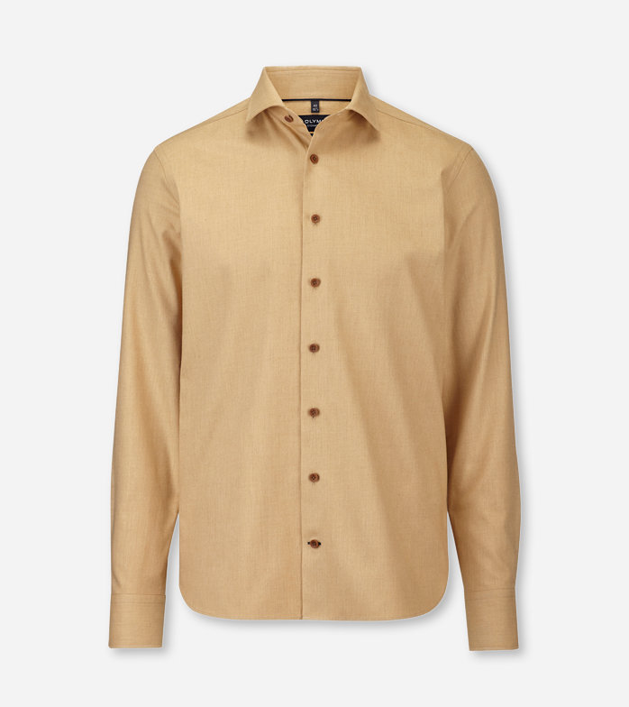 SIGNATURE Casual, Casual shirt, tailored fit, Kent, Natuur