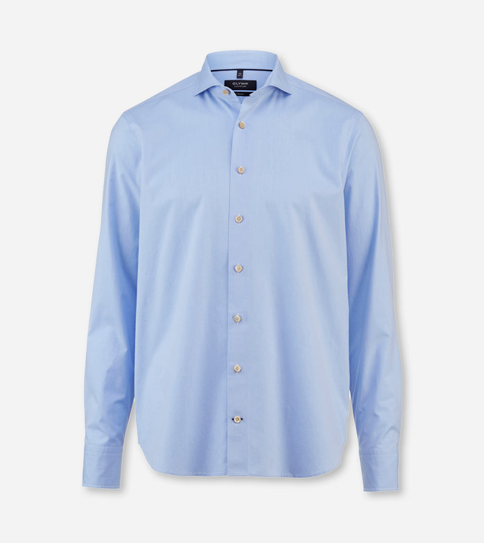 SIGNATURE Casual, Casual shirt, tailored fit, Cutaway, Bleu