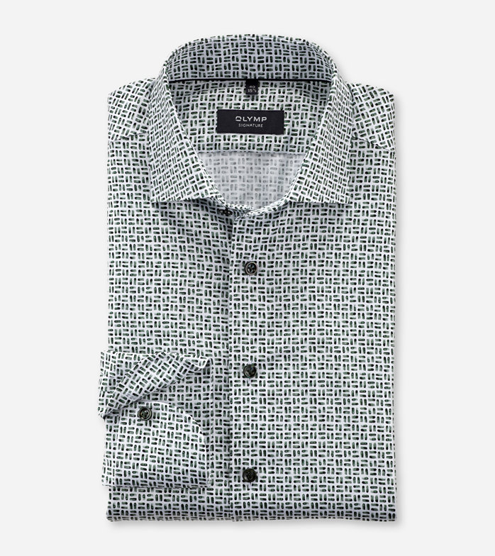 SIGNATURE, Business shirt, tailored fit, SIGNATURE Kent, Light Green