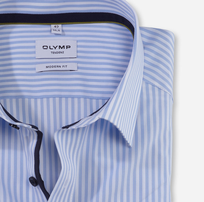 OLYMP modern | Bleu Kent | Businesshemd Tendenz, - 86163211 New fit,