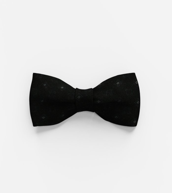 SIGNATURE Bow tie, regular 5,5 cm, Black